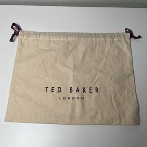 Ted Baker Dust Bag Drawstring Travel Storage 12.5"x 10" Authentic